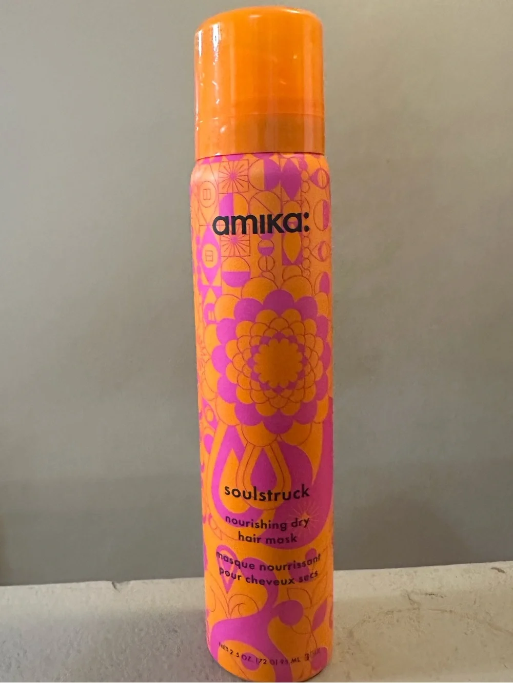 amika Soulstruck Nourishing Dry Hair Mask - Orange, Pink